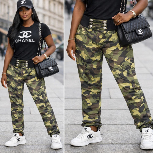 Dámska móda, doplnky - Teplákové nohavice - Green army