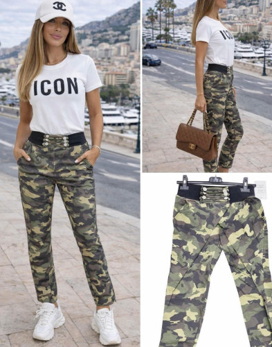 Dámska móda, doplnky - Teplákové nohavice - Green army