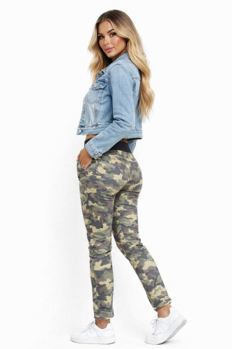 Dámska móda, doplnky - Teplákové nohavice - Green army