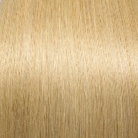 Predlžovanie vlasov, účesy - Vlasy keratín kvalita Remy AAA 51 cm, 100 ks - 613 - blond