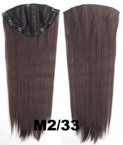 Predlžovanie vlasov, účesy - Clip in pás - Jessica 65 cm rovný - odtieň M2/33
