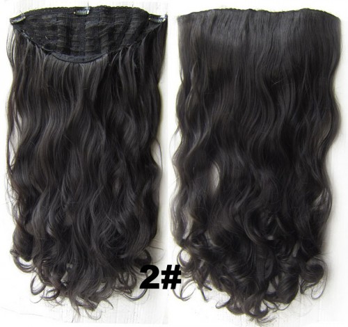 Predlžovanie vlasov, účesy - Clip in pás vlasov - Jessica 60 cm vlnitý - odtieň 2