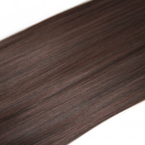 Predlžovanie vlasov, účesy - Clip in vlasový pás - lokne 55 cm - odtieň 2/33 - hnedá
