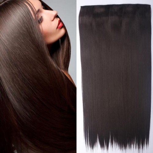 Predlžovanie vlasov, účesy - Clip in vlasy - 60 cm dlhý pás vlasov - odtieň 4