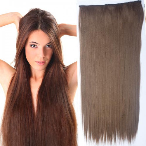 Predlžovanie vlasov, účesy - Clip in vlasy - 60 cm dlhý pás vlasov - odtieň 12