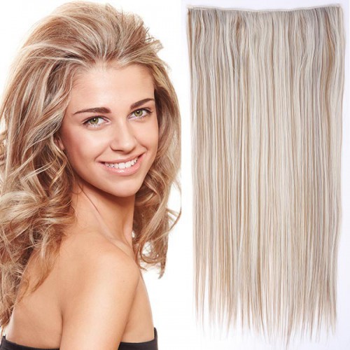 Predlžovanie vlasov, účesy - Clip in vlasy - 60 cm dlhý pás vlasov - odtieň F27/60