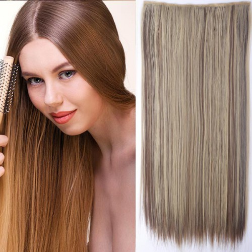 Predlžovanie vlasov, účesy - Clip in vlasy - 60 cm dlhý pás vlasov - odtieň F22/10