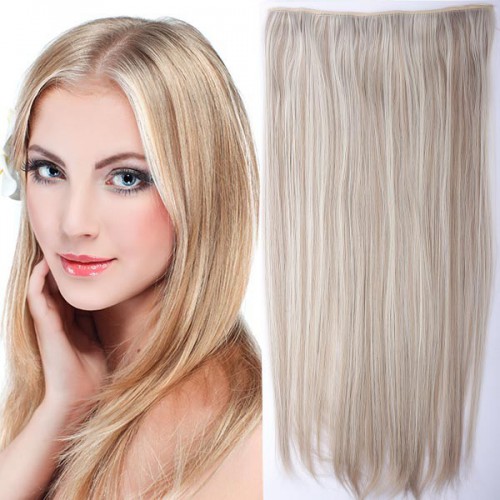 Predlžovanie vlasov, účesy - Clip in vlasy - 60 cm dlhý pás vlasov - odtieň F16/613
