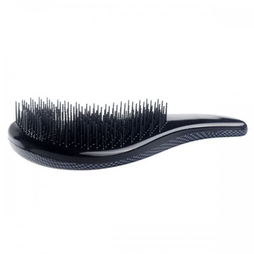 Predlžovanie vlasov, účesy - Dtangler rozčesávacia kefa na vlasy - Black Point