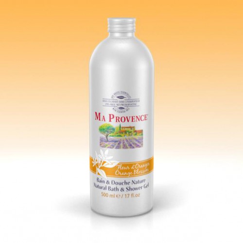 Kozmetika, zdravie - Bio sprchový gél a pena do kúpeľa 2v1 Ma Provence Pomaranč, 500ml