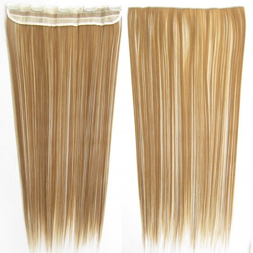 Predlžovanie vlasov, účesy - Clip in vlasy - 60 cm dlhý pás vlasov - odtieň F613/27