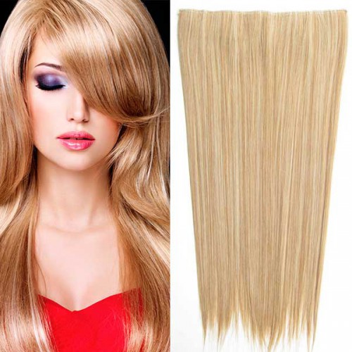 Predlžovanie vlasov, účesy - Clip in vlasy - 60 cm dlhý pás vlasov - odtieň M27/613