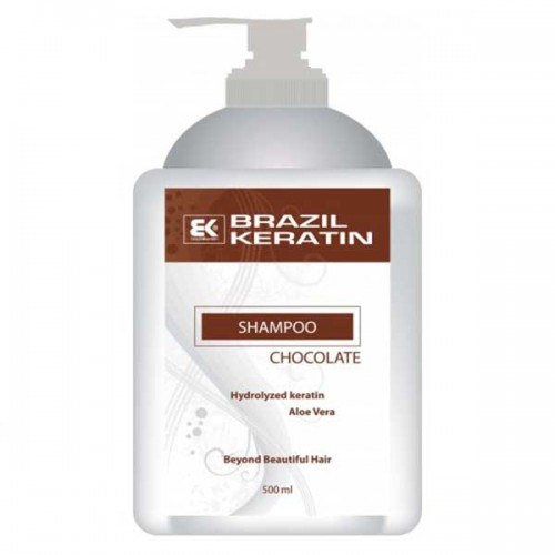 Krása a zábava - Brazil Keratin - Chocolate šampón pre poškodené vlasy 500 ml