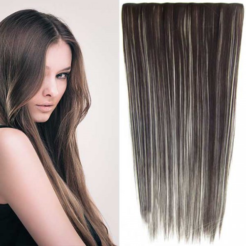 Predlžovanie vlasov, účesy - Clip in vlasy - 60 cm dlhý pás vlasov - odtieň F613/6