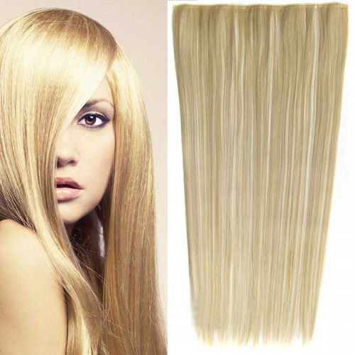 Predlžovanie vlasov, účesy - Clip in vlasy - 60 cm dlhý pás vlasov - odtieň F613/24