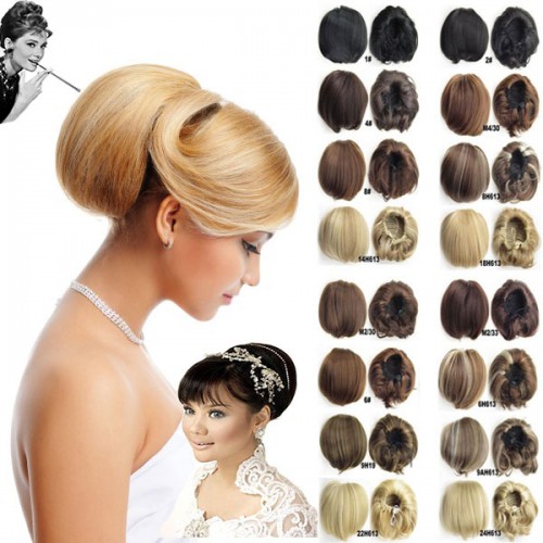 Predlžovanie vlasov, účesy - Príčesok - drdol á la Audrey Hepburn