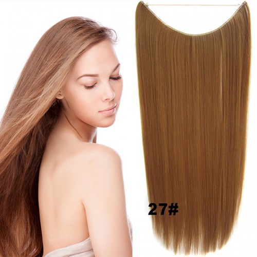 Predlžovanie vlasov, účesy - Flip in vlasy - 55 cm dlhý pás vlasov - odtieň 27