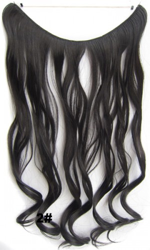 Predlžovanie vlasov, účesy - Flip in vlasy - vlnitý pás vlasov 45 cm - odtieň 2