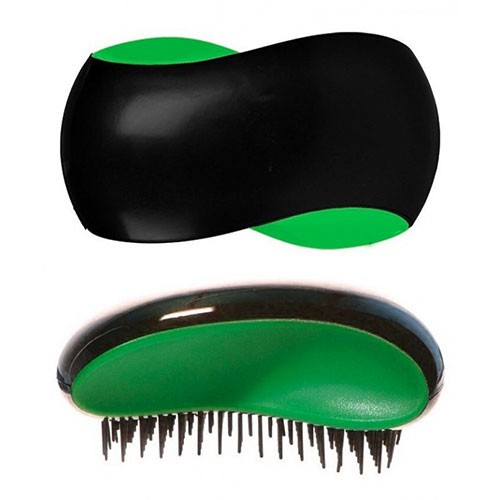 Predlžovanie vlasov, účesy - Dtangler rozčesávacia kefa na vlasy Tangle Tamer - Black Green