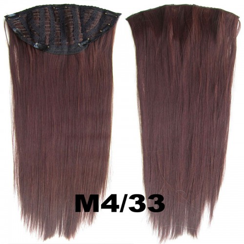 Predlžovanie vlasov, účesy - Clip in pás - Jessica 65cm rovný - odtieň M4/33