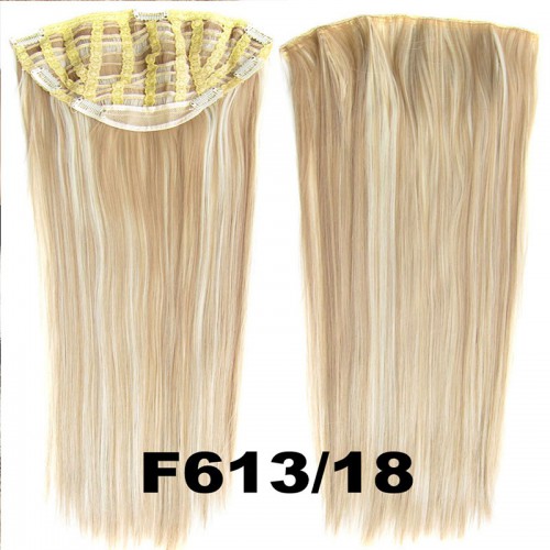 Predlžovanie vlasov, účesy - Clip in pás - Jessica 65 cm rovný - odtieň F613/18