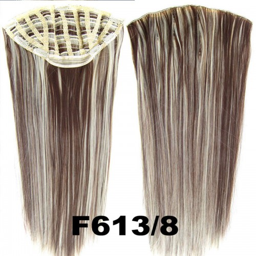 Predlžovanie vlasov, účesy - Clip in pás - Jessica 65 cm rovný - odtieň F613/8