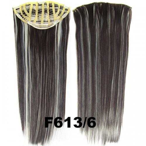 Predlžovanie vlasov, účesy - Clip in pás - Jessica 65 cm rovný - odtieň F613/6