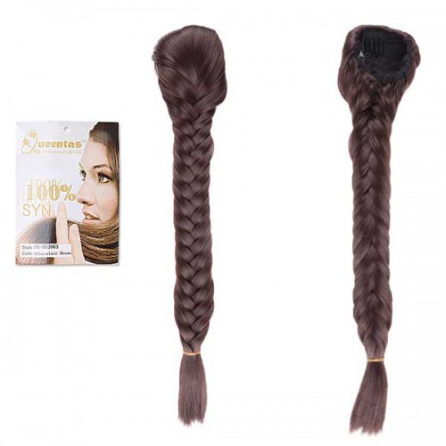 Predlžovanie vlasov, účesy - Francúzsky, pletený vrkoč na nasadenie 50 cm