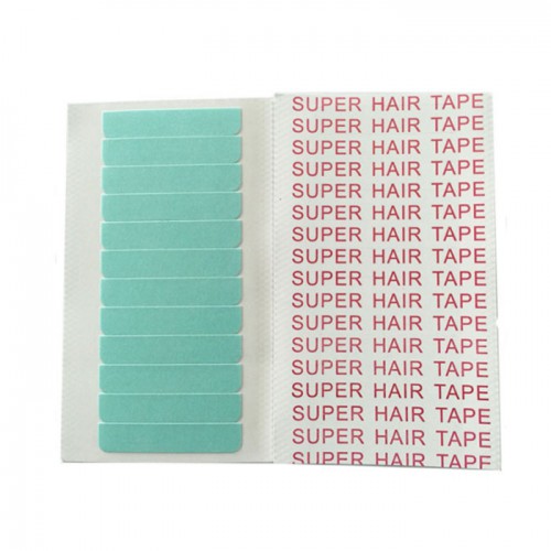 Predlžovanie vlasov, účesy - Obojstranná lepiaca páska metóda TAPE IN