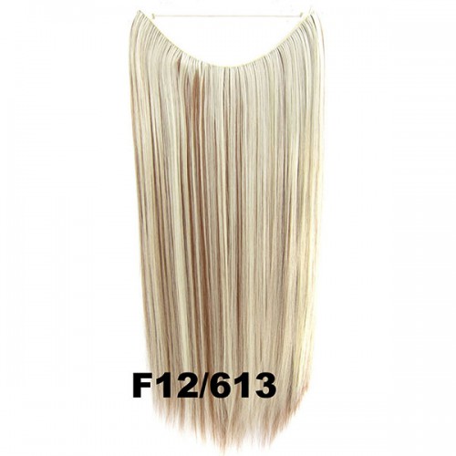 Predlžovanie vlasov, účesy - Flip in vlasy - 55 cm dlhý pás vlasov - odtieň F12/613
