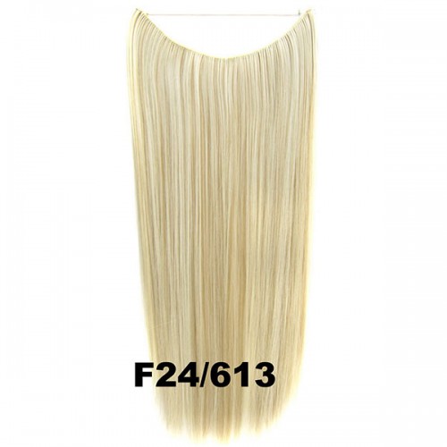 Predlžovanie vlasov, účesy - Flip in vlasy - 55 cm dlhý pás vlasov - odtieň F24/613