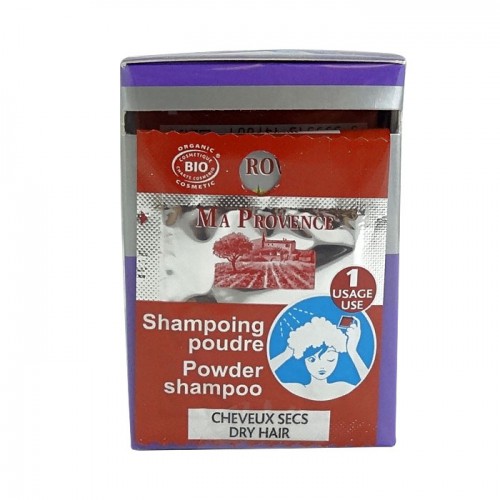 Predlžovanie vlasov, účesy - Práškový šampón Bio Ma Provence na suché vlasy
