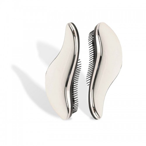 Predlžovanie vlasov, účesy - Set kief na vlasy Dtangler Miraculous Silver - darčekové balenie