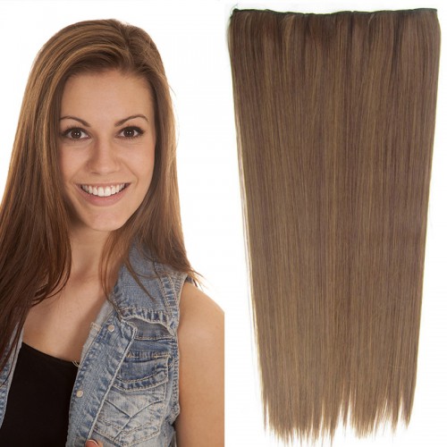 Predlžovanie vlasov, účesy - Clip in vlasy - 60 cm dlhý pás vlasov - odtieň M4/27