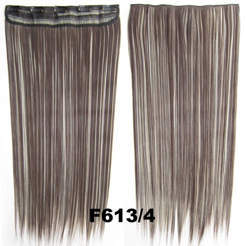 Predlžovanie vlasov, účesy - Clip in vlasy - 60 cm dlhý pás vlasov - odtieň F613 /4