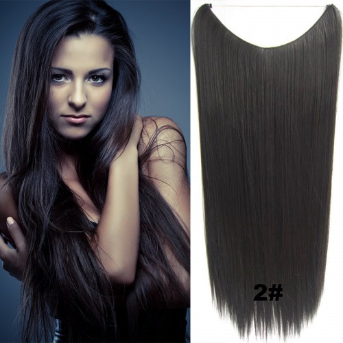 Predlžovanie vlasov, účesy - Flip in vlasy - 60 cm dlhý pás vlasov - odtieň 2