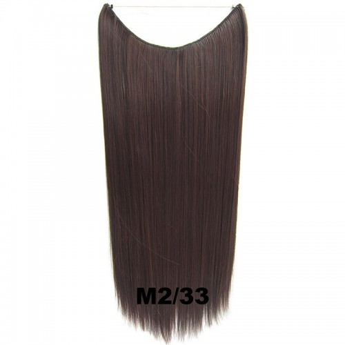 Predlžovanie vlasov, účesy - Flip in vlasy - 60 cm dlhý pás vlasov - odtieň M2/33