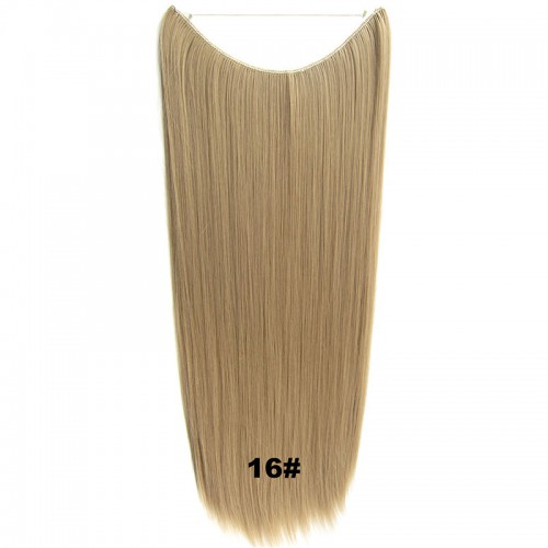 Predlžovanie vlasov, účesy - Flip in vlasy - 60 cm dlhý pás vlasov - odtieň 16
