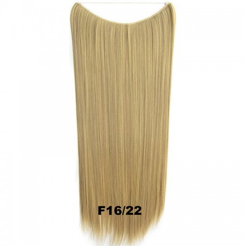 Predlžovanie vlasov, účesy - Flip in vlasy - 60 cm dlhý pás vlasov - odtieň F 16/22