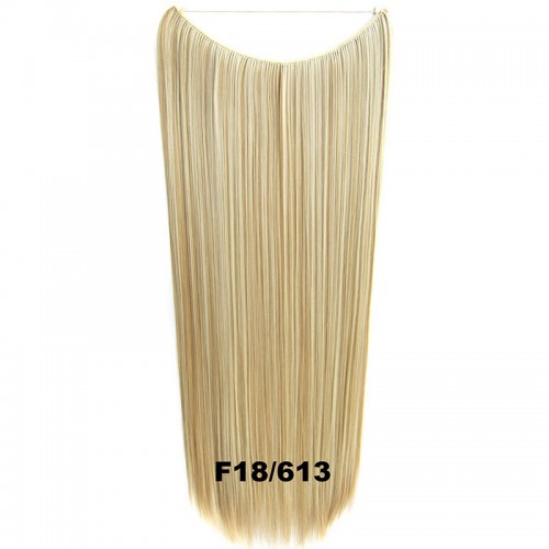 Predlžovanie vlasov, účesy - Flip in vlasy - 60 cm dlhý pás vlasov - odtieň F18 / 613