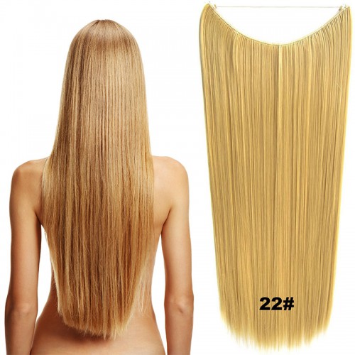 Predlžovanie vlasov, účesy - Flip in vlasy - 60 cm dlhý pás vlasov - odtieň 22