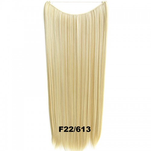 Predlžovanie vlasov, účesy - Flip in vlasy - 60 cm dlhý pás vlasov - odtieň F22 / 613