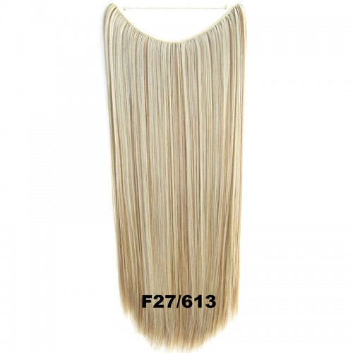 Predlžovanie vlasov, účesy - Flip in vlasy - 60 cm dlhý pás vlasov - odtieň F27/613