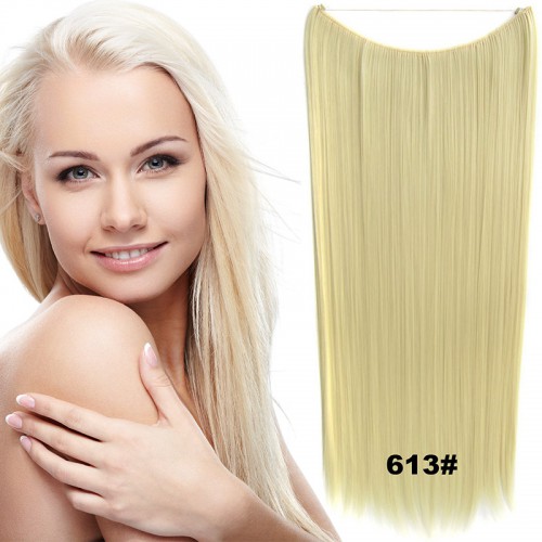 Predlžovanie vlasov, účesy - Flip in vlasy - 60 cm dlouhý pás vlasů - odstín 613