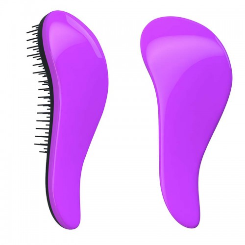 Predlžovanie vlasov, účesy - Dtangler rozčesávacia kefa na vlasy - Purple