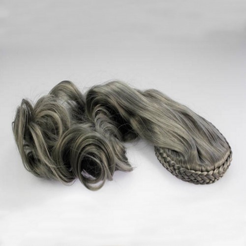 Predlžovanie vlasov, účesy - Poloparochňa - 3/4 parochňa s čelenkou z pletených vlasov