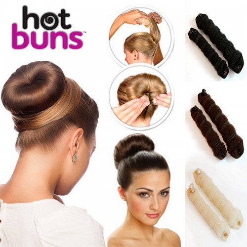 Predlžovanie vlasov, účesy - HOT BUNS - najnovší hit pre tvorbu drdolov - výber odtieňov