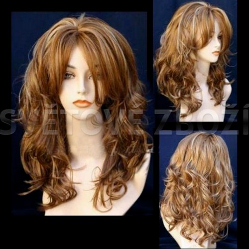 Predlžovanie vlasov, účesy - Parochňa Tiffany GS-2169 - melír 27H613