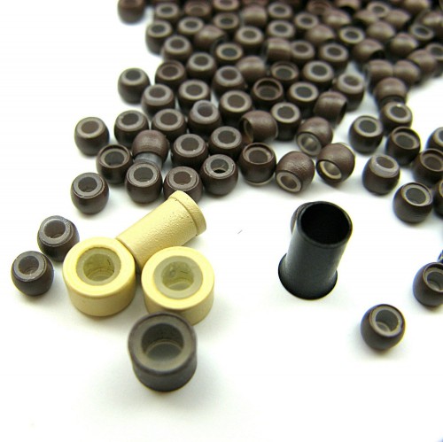Predlžovanie vlasov, účesy - Nano ring krúžok 2,5 mm, 100 ks