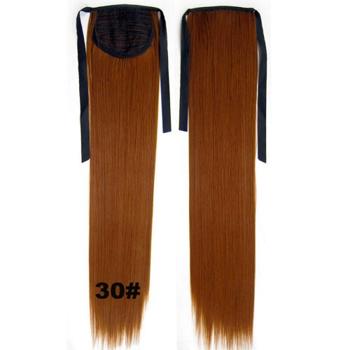 Predlžovanie vlasov, účesy - Colík, vrkoč rovný na zaväzovanie 57 cm